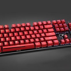 Metallic Red Electroplated Keycaps Full