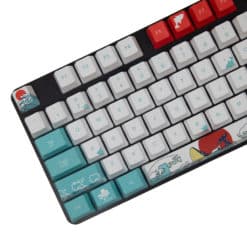 Coral Sea PBT Keycaps New Main | Flashquark Mechanical Keyboard Store Coral Sea PBT Keycaps New Main