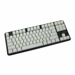 POM Jelly White Keycaps on TKL profile | Flashquark Mechanical Keyboard Store POM Jelly White Keycaps on TKL profile