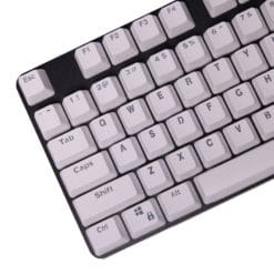 Stryker Mixable PBT Keycaps White Main | Flashquark Mechanical Keyboard Store Stryker Mixable PBT Keycaps White Main