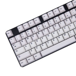 Cherry Profile PBT Simple White Keycaps Main | Flashquark Mechanical Keyboard Store Cherry Profile PBT Simple White Keycaps Main
