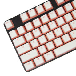 Peach Creme Pudding Keycaps Main | Flashquark Mechanical Keyboard Store Peach Creme Pudding Keycaps Main
